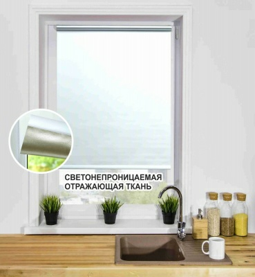 Рулонная штора БЛЭКАУТ LM 68-01 38х160см (Россия)