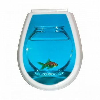 Сиденье для унитаза Lilia FOTO рыба (Польша)