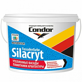 Краска фасадная Condor FASSADENFARBE-SILACRYT TR 10кг (Беларусь) в Борисове