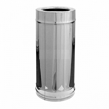 Труба двустенная L-500мм ф150/250 0,5мм (Беларусь) Труба двустенная L-500мм ф150/250 0,5мм (Беларусь)