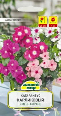 Катарантус Карликовый смесь (W. Legutko) 0,1 г (Россия)
