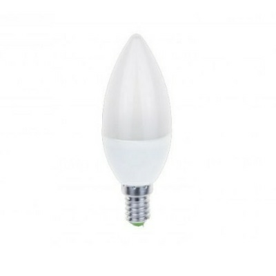 Лампа светодиодная LED лайт Свеча С37 6W E14 4000К АБВ (Россия)