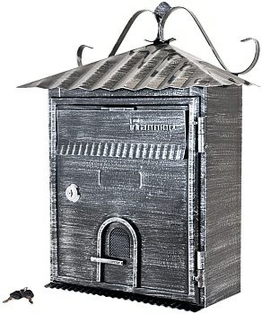 Ящик почтовый АЛЛЮР №2005 старое серебро (5320) (Китай)