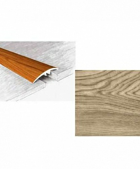 Порог алюминиевый 72-717Н Дуб глина 1,35м (Беларусь) в Борисове