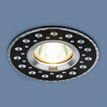 Точечный светильник алюминиевый 2008 MR16 BK черный (Россия) Точечный светильник алюминиевый 2008 MR16 BK черный (Россия)