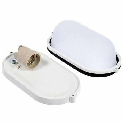 Светильник электрический для бани овальный, влагозащищенный, термостойкий "БШ"