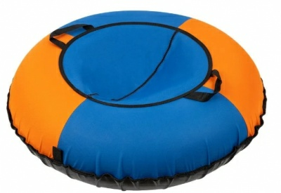 Санки надувные Ватрушка 1 м Оксфорд (сине-оранжевый) (Россия)