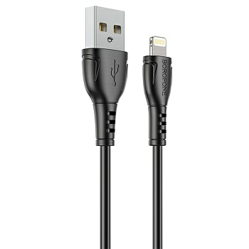 Кабель BX51 Lightning-USB 2,4A 1 метр BOROFONE (Россия)