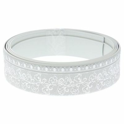 Лента «Кружево» Белое серебро 7см (Россия)