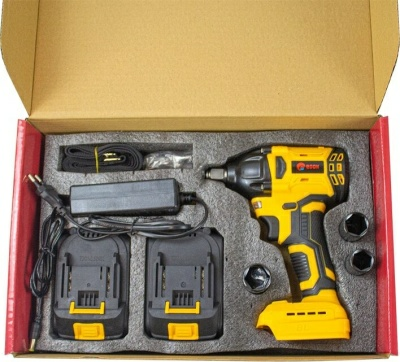 Гайковерт аккумуляторный ударный Edon AAW-21/300BL (Китай)