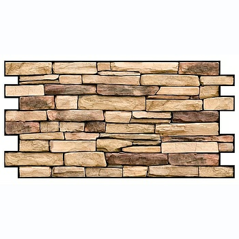 Панель ПВХ Сланец натуральный 980*498мм 