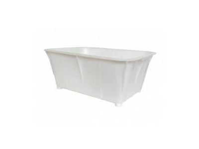 Ящик хозяйственный с ручками 40л белый, пищевой (Беларусь) 