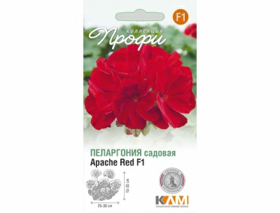 Пеларгония садовая Апаче ред F1 5шт (Италия)