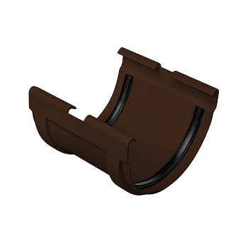 Соединитель желоба АП Комфорт ПВХ 125мм (Россия)