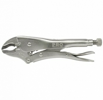 Зажим с фиксатором STARTUL PROFI 250мм изогнутые губки (Китай)