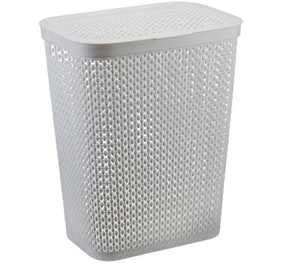 Корзина для белья Пирула 35 л, смоки, Idea М 2614 (Россия)