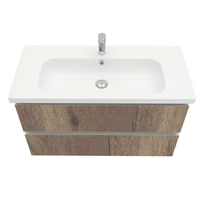 Тумба подвесная ELECTRA 100 дуб Рока под умывальник Creavit Ideal 100 (Беларусь)