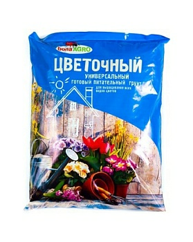 Грунт питательный bonaAGRO ЦВЕТОЧНЫЙ 25 л (Беларусь)