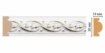 Молдинг DEKOMASTER (30х14х2400мм) 157-7D ШК/42