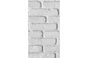 Панель ПВХ  Стандарт NEW Кирпич белый -347 (Россия) Панель ПВХ  Стандарт NEW Кирпич белый -347 (Россия)