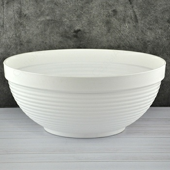 Кашпо-миска Парма 2,7л D22,5 белый (Россия)