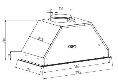 Вытяжка Schtoff Armonia 60 White (Китай)