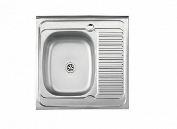 Мойка матовая, нерж. сталь, 0,4мм Ledeme L76060-L