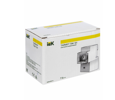 Таймер ТЭМ181 аналоговый  16А 230В на DIN-рейку IEK (Китай)