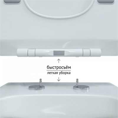 Унитаз подвесной BERGES подвесной FLOE Rimless (Россия)