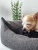 Лежанка для животных МАТЕХ PET  LUX 50х40х15 темно-серый, черный (Беларусь)