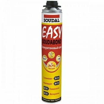 Клей универсальный полиуритановый пистолетный Soudal Easy Gun Winter 750 мл