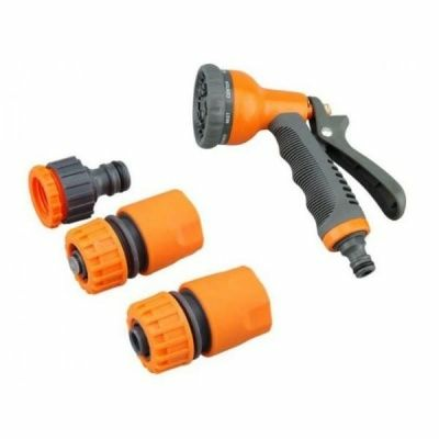 Пистолет-распылитель 8-позиционный +набор фитинга STARTUL GARDEN (Китай)