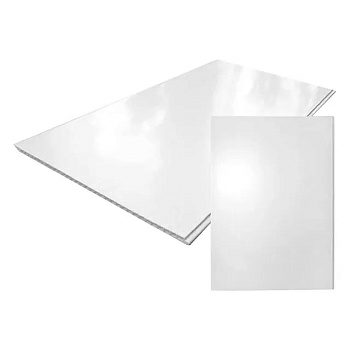 Панель ПВХ SANRELIA Белый глянец 3,0мх0,375мх0,07 (Россия)