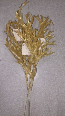 Ветка новогодняя пластиковая 50см CV07477-3 (Польша)