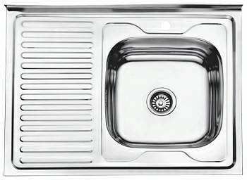 Мойка L68060-R Ledeme чаша справа нержавеющая сталь сифон в комплекте (Китай)