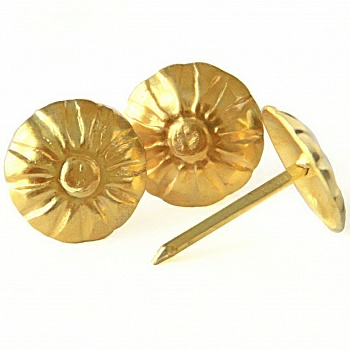 Гвозди декоративные с металлической головкой 10,5мм ромашка (50шт)