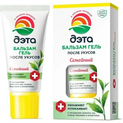 ДЭТА бальзам гель после укусов Семейный 20 мл (Россия)
