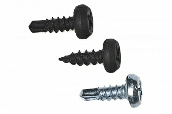 Саморез 3,5х11 сверло цинк с цилиндрической головкой (Китай)