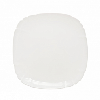 Тарелка десертная стеклокерамическая "Lotusia" 23 см N3620 (Китай)