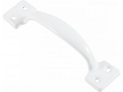 Ручка-скоба 90 мм цельнотянутая, белая  (Россия)