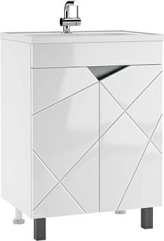 Тумба напольная "Villy 60" под  умывальник Alba 60/Bazis 60 6130 (Россия)