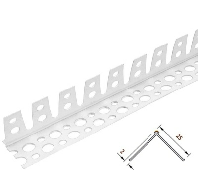 ЕвроУгол штукатурный арочный Идеал 2 мм 2,5м (Россия)
