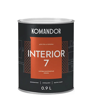 Краска для стен и потолков матовая INTERIOR 7 (Россия) в Борисове