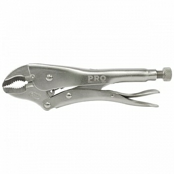 Зажим с фиксатором STARTUL PROFI 180мм изогнутые губки (Китай)