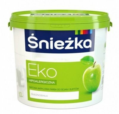 Краска акриловая для стен и потолков SNIEZKA EKO (объем: 3 литра)