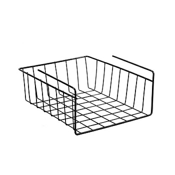 Корзина подвесная 280х240x120 мм, черный, Violet 71207 (Россия)