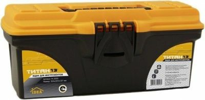 Ящик для инструмента пластмассовый ТИТАН, 32,4х16,5х13,7см, 13" (Россия)