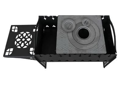 Мангал разборный с чугунной плитой П1-3 (Беларусь)