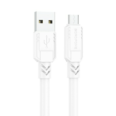 Кабель BX81 для Micro USB белый 1 метр Hoco (Китай)