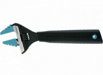 Ключ разводной 150мм CrV тонкие губки, защитные насадки Gross (Китай)